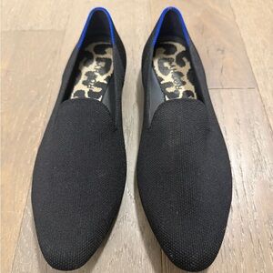 Rothy’s Almond Loafers-Black Slip-On